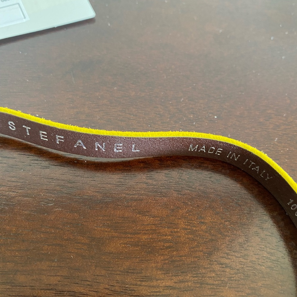 Stefanel Made in Italy Leather bracelet - Picture 4 of 8